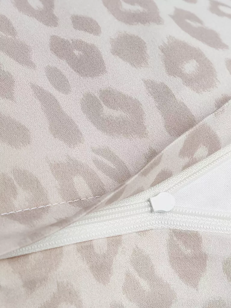 JOOP | Linge de lit en satin LEO 2x 70x90cm / 200x200cm Sable |