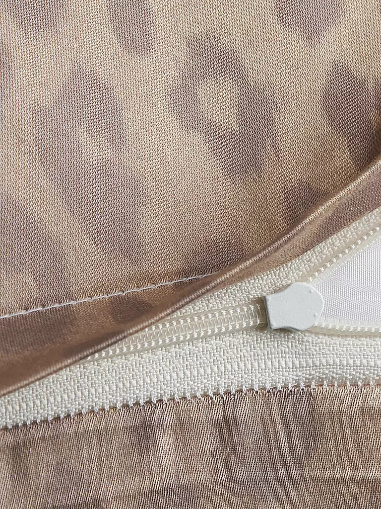 JOOP | Linge de lit en satin LEO 2x 70x90cm / 200x200cm Vanille | 