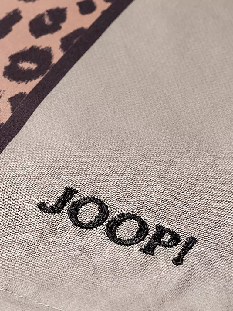 JOOP | Linge de lit en satin LEO 70x90cm / 140x200cm Stone | Gris