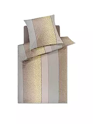 JOOP | Linge de lit en satin LEO 70x90cm / 140x200cm Vanille | Crème