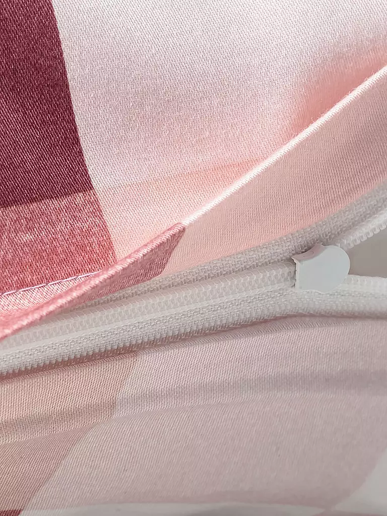 JOOP | Linge de lit en satin MESH 70x90cm/140x220cm Blush | Corail