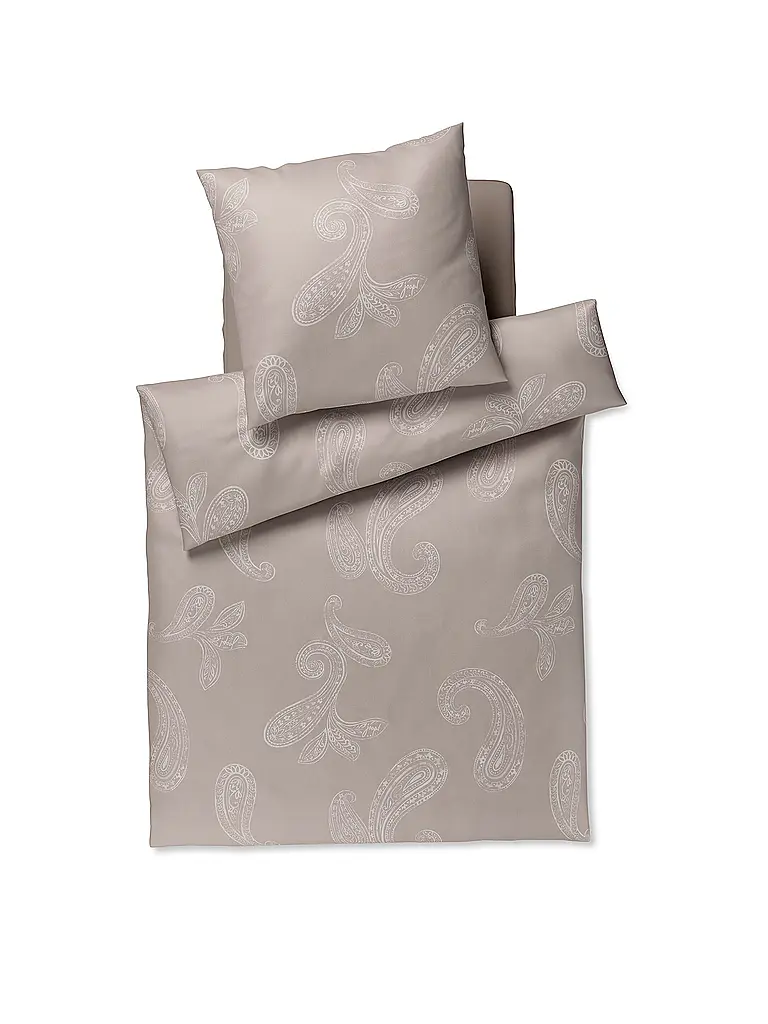 JOOP | Linge de lit en satin PAISLEY 70x90cm/140x200cm Crème | beige