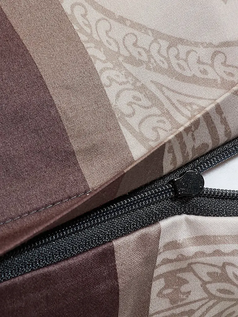 JOOP | Linge de lit en satin PAISLEY STRIPES 70x90cm/140x220cm Noir | 