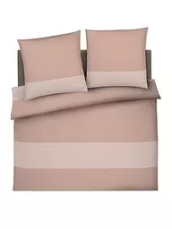 JOOP | Linge de lit en satin SPLIT 2x 70x90cm / 200x200cm Stone | Beige