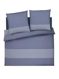 JOOP | Linge de lit en satin SPLIT 2x 70x90cm / 200x200cm Stone | Bleu clair