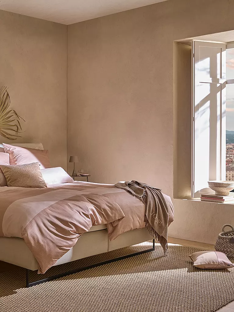 JOOP | Linge de lit en satin SPLIT 70x90cm / 140x200cm Nude | 
