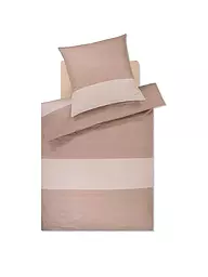 JOOP | Linge de lit en satin SPLIT 70x90cm / 140x220cm Vanille | Beige