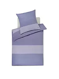 JOOP | Linge de lit en satin SPLIT 70x90cm / 140x220cm Vanille | Bleu clair
