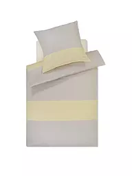 JOOP | Linge de lit en satin SPLIT 70x90cm / 140x220cm Vanille | Crème