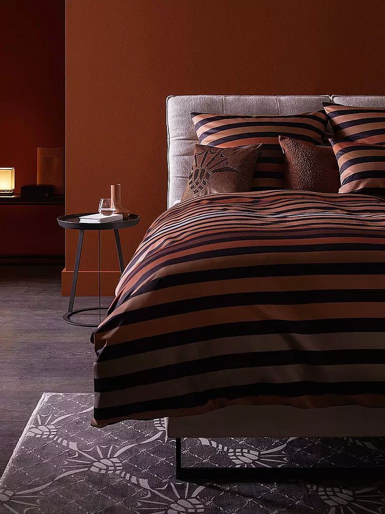 JOOP | Linge de lit en satin TONE 70x90cm/140x220cm Abricot | kupfer