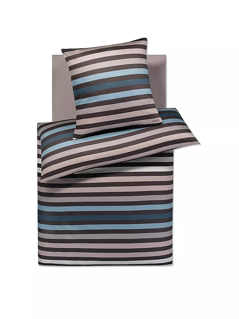 JOOP | Linge de lit en satin TONE 70x90cm/140x220cm Stone | grau