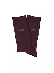 JOOP | Lot de 2 paires de chaussettes couleur porto | Rouge foncé