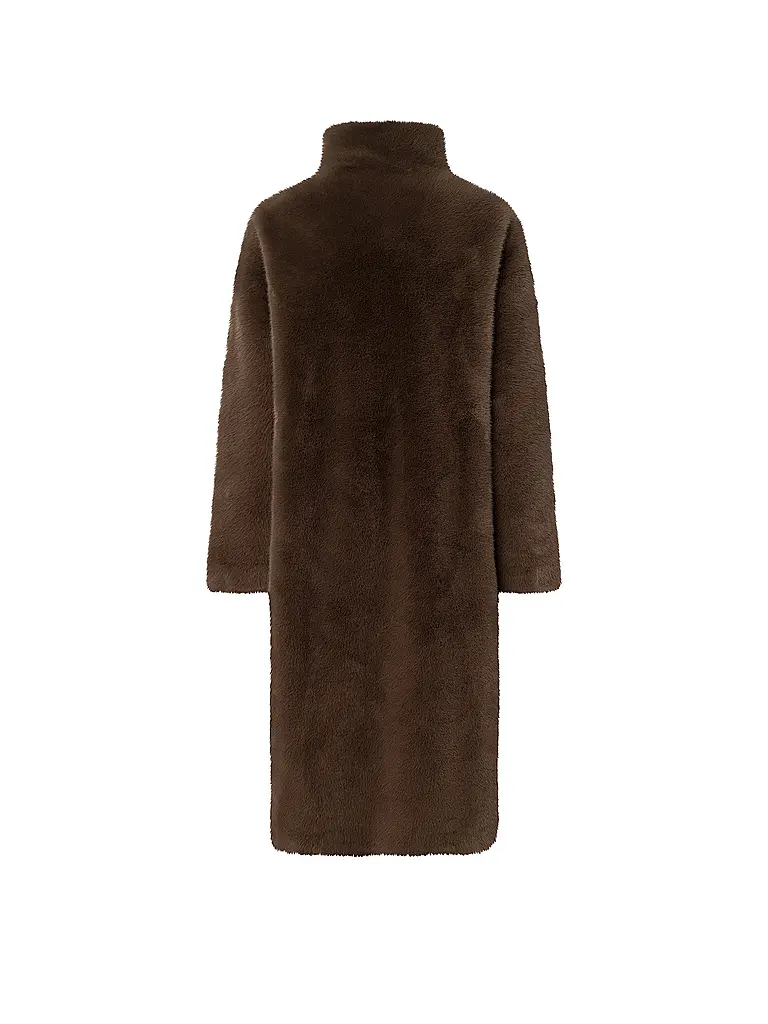 JOOP | Nom du produit : Manteau aspect fourrure CIM
Marque : JOOP
Couleur : marron
Catégories : Mode, Femme

Longueur des manches : Manches longues
Composition : Fourrure synthétique, Polyester/Polyamide
Forme du col : Col montant
Motif : Uni
Coupe (v | 