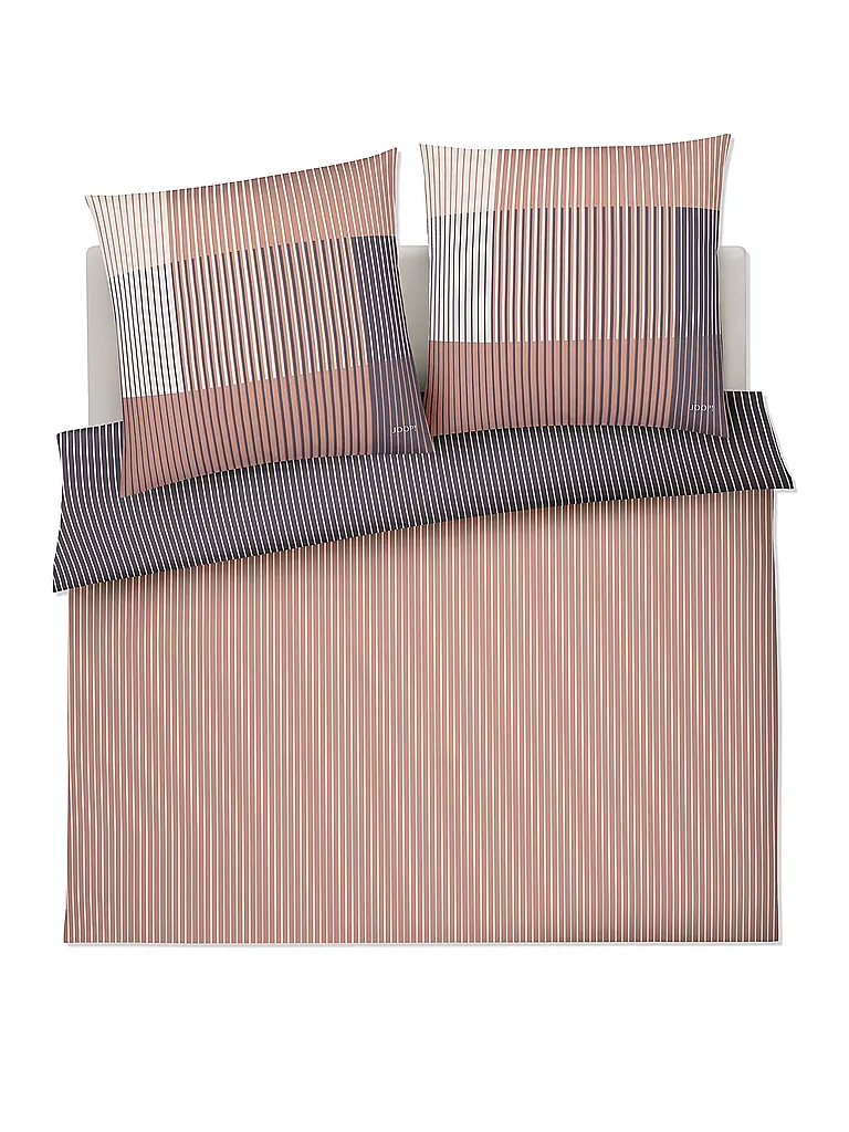 JOOP | Parure de lit en satin DIVIDED 2x 70x90cm / 200x200cm Blush | rosa