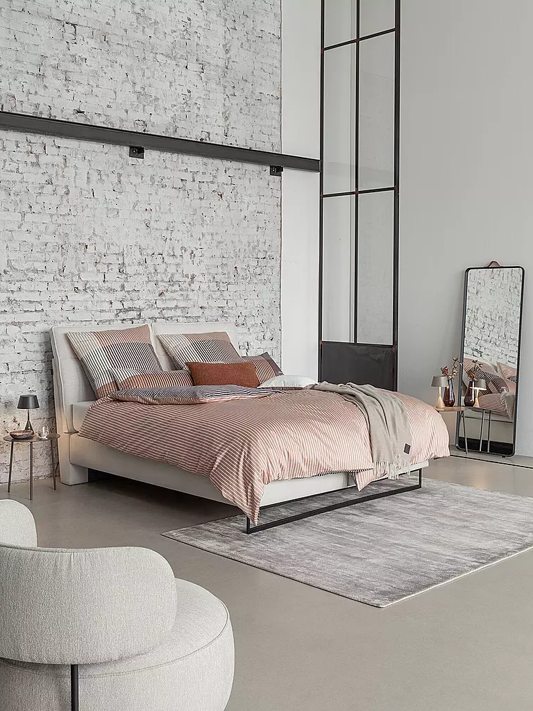 JOOP | Parure de lit en satin DIVIDED 2x 70x90cm / 200x200cm Blush | rosa