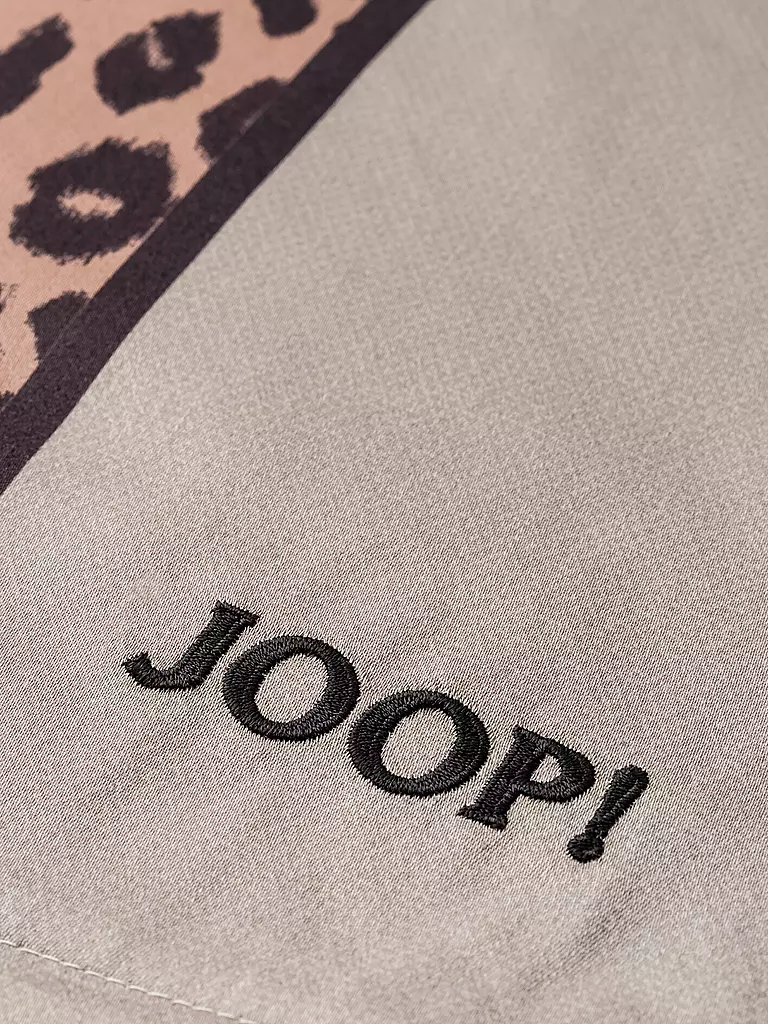 JOOP | Parure de lit en satin LEO 2x 70x90cm / 200x200cm Stone | Gris