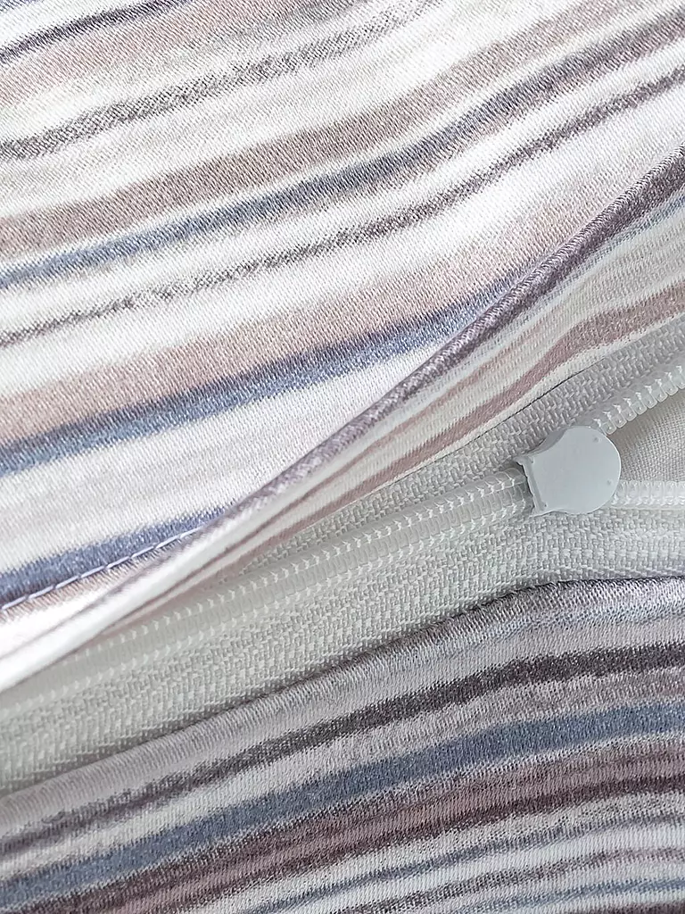 JOOP | Parure de lit en satin VIVID 2x 70x90cm/200x200cm Stone |