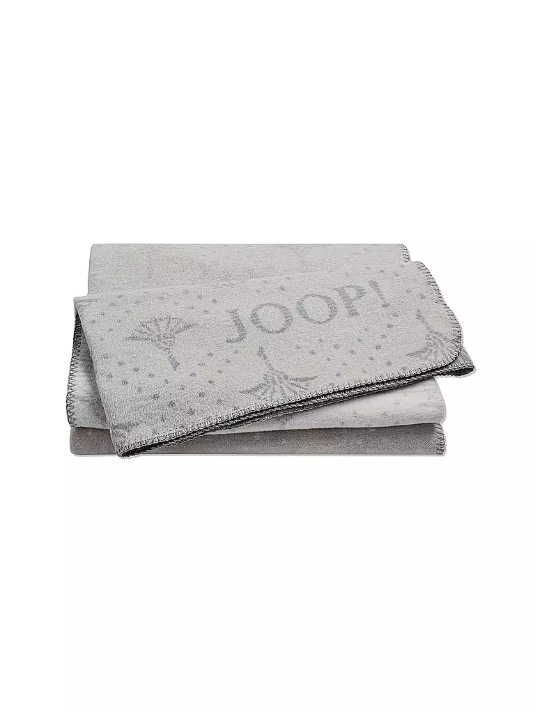 JOOP | Plaid 150x200cm CHARM Stein | hellgrau