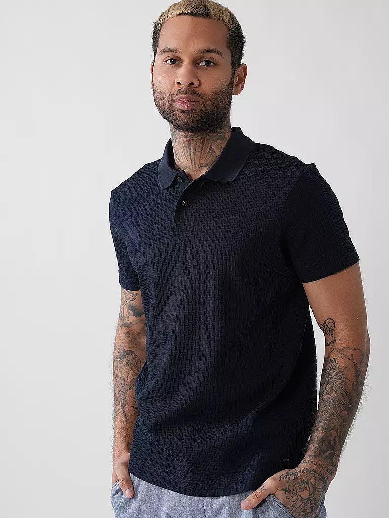 JOOP | Poloshirt Modern Fit BRADLEY | Bleu foncé