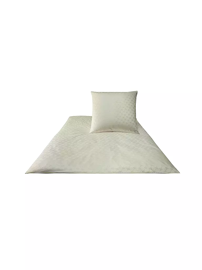 JOOP | Satin Bettwäsche Cornflower 2x 70x90cm/200x200cm Natur | Crème