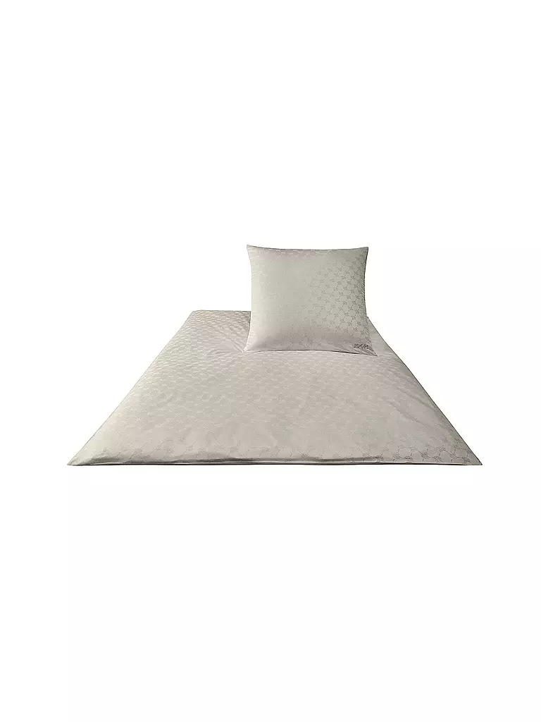 JOOP | Satin Bettwäsche Cornflower 70x90cm / 140x200cm Sand | Beige