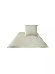 JOOP | Satin Bettwäsche Cornflower 70x90cm / 140x220cm Silber | Crème