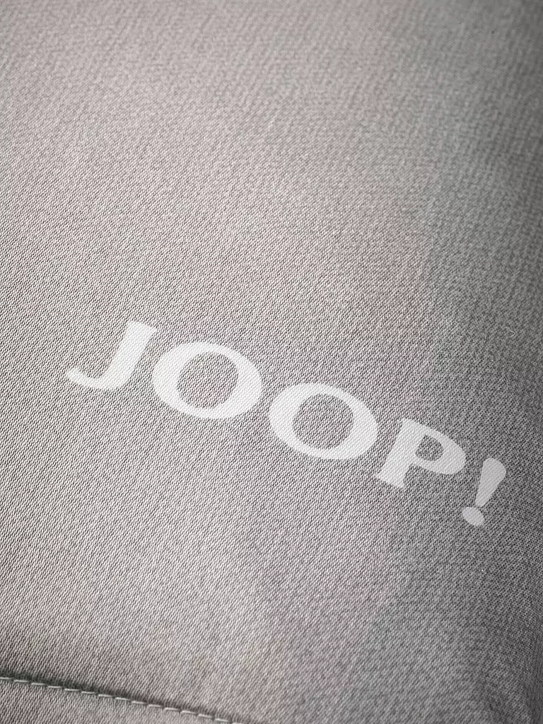 JOOP | Satin Bettwäsche Cornflower Stripes 70x90cm / 140x220cm Deep Coal | Gris