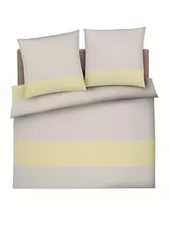 JOOP | Linge de lit en satin SPLIT 2x 70x90cm / 200x200cm Stone | Crème