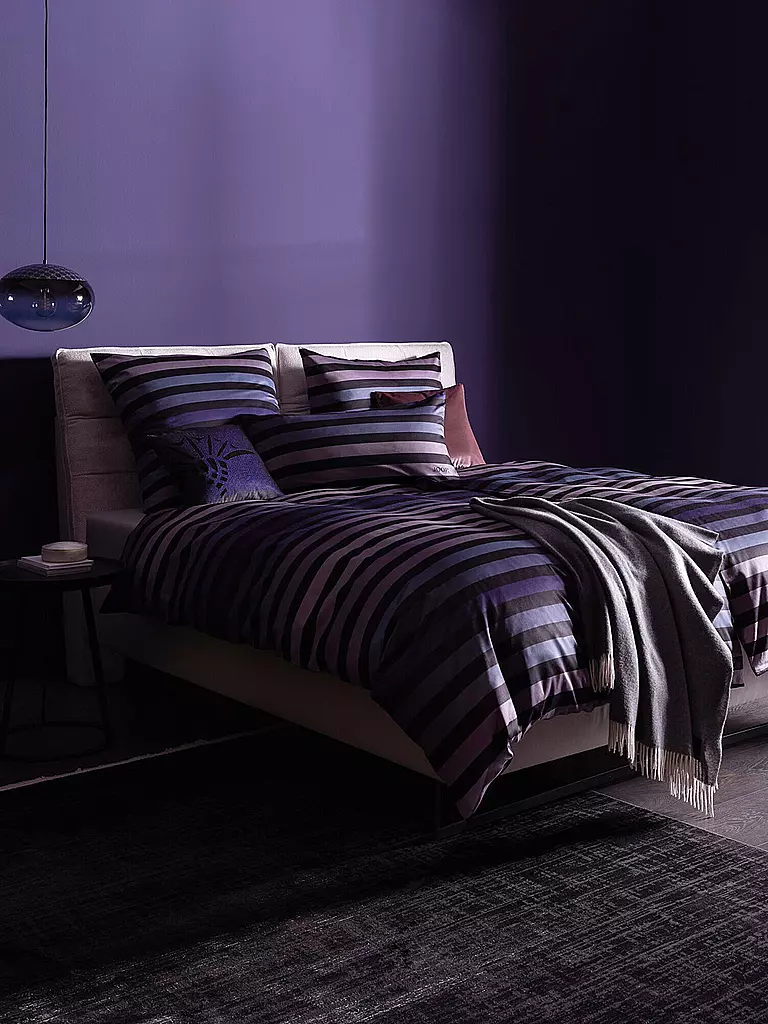 JOOP | Satin Bettwäsche TONE 70x90cm/140x220cm Bordeaux | 