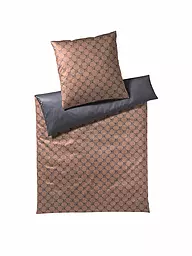 JOOP | Satin Bettwäsche 70x90cm/140x200cm CORNFLOWER DOUBLE Beige | Cuivre