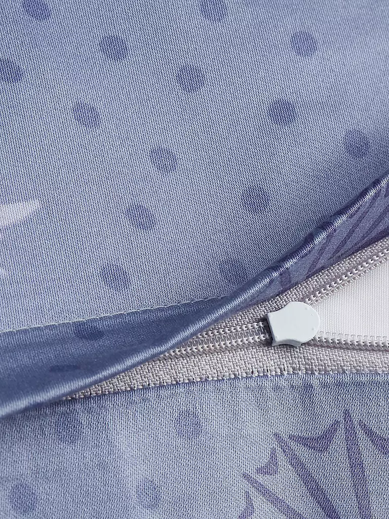 JOOP | Satin-Bettwäsche CORNFLOWER CHARM 70x90 / 140x220cm Ocean | Bleu clair
