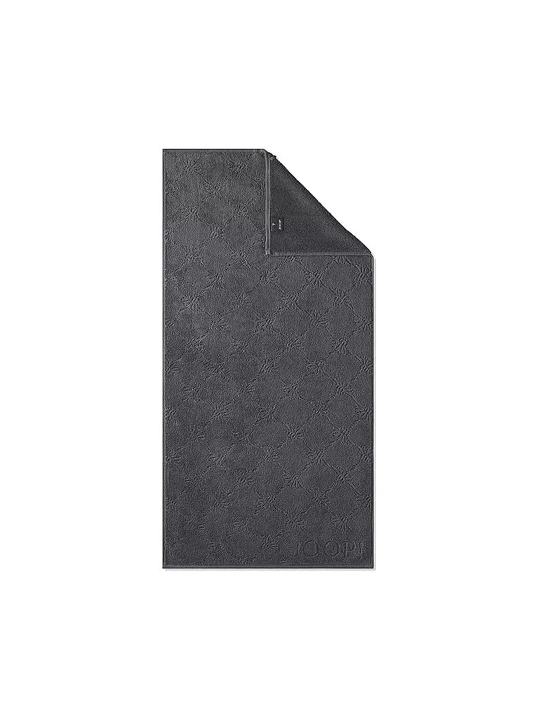 JOOP | Serviette "Cornflower" 50x100cm (Anthracite) | grau