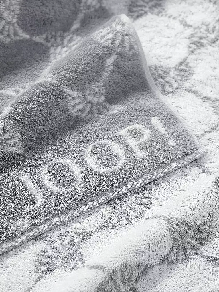 JOOP | Serviette "Cornflower" 80x150cm (argent) | 