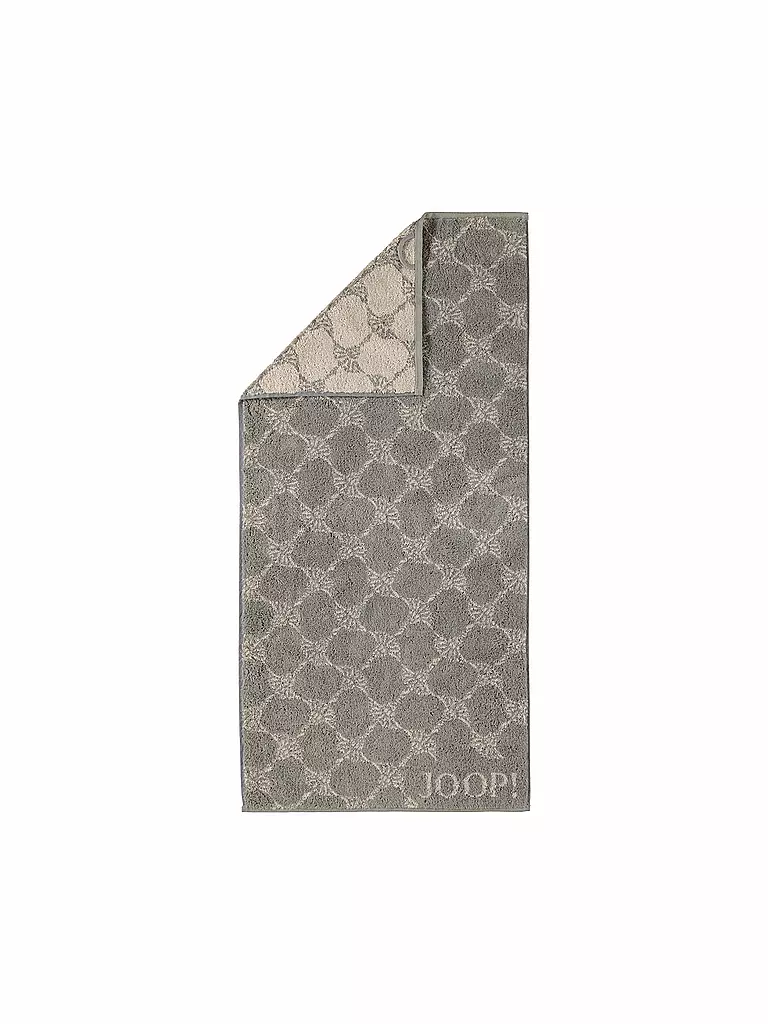 JOOP | Serviette "Cornflower" 80x150cm (graphite) | grau