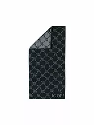 JOOP | Serviette "Cornflower" 80x150cm (graphite) | Noir