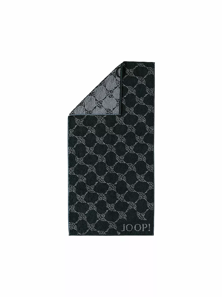JOOP | Serviette "Cornflower" 80x150cm (noir) | schwarz