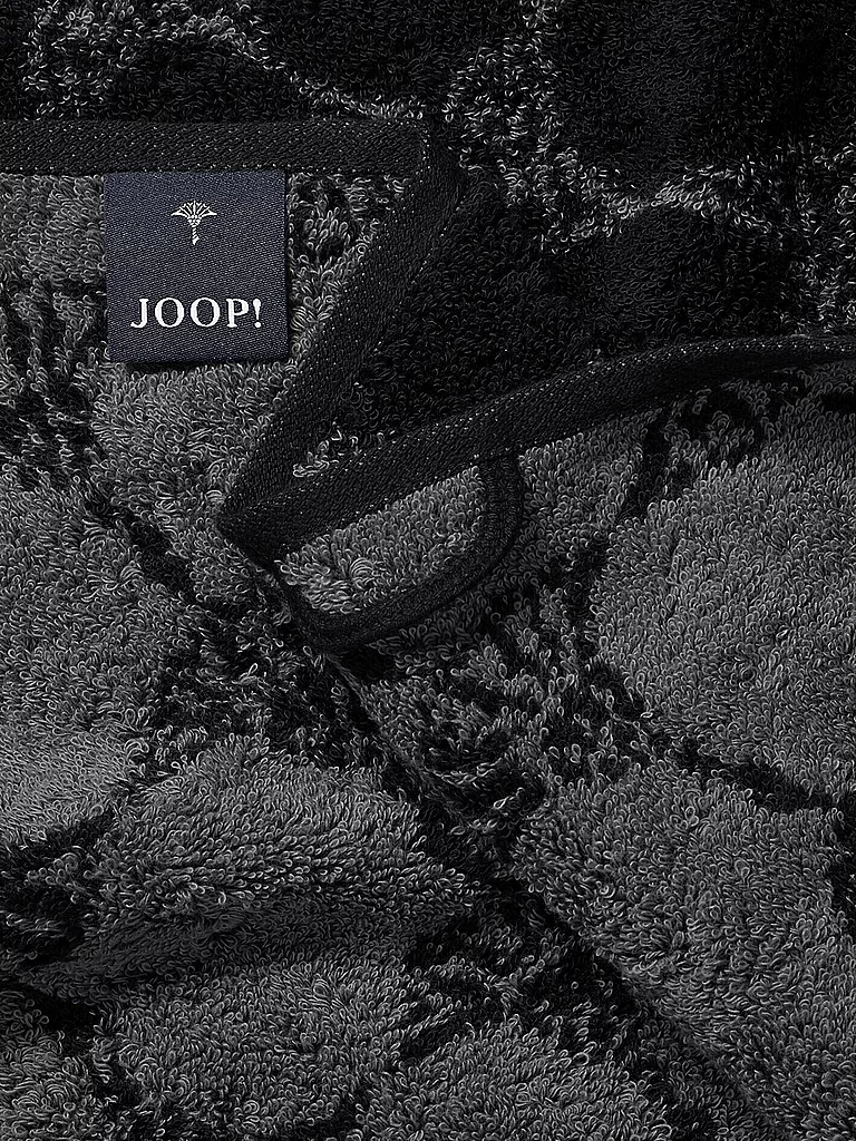 JOOP | Serviette "Cornflower" 80x150cm (noir) | schwarz
