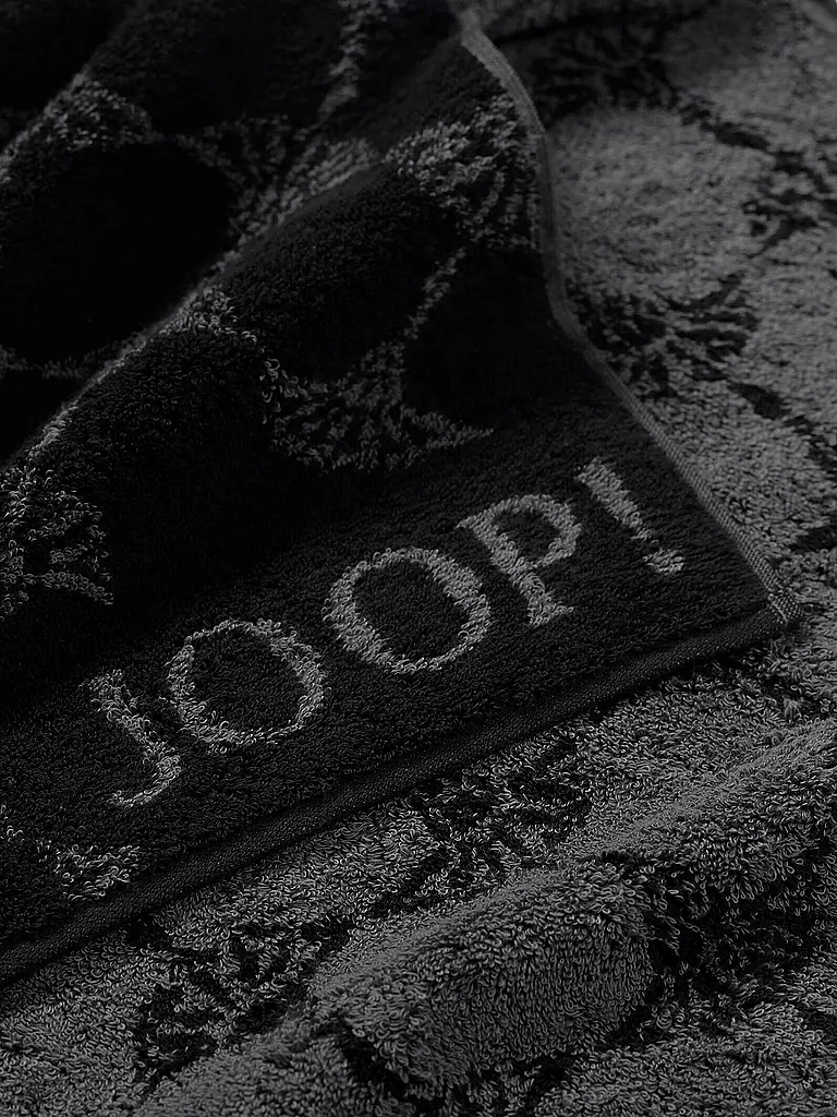 JOOP | Serviette "Cornflower" 80x150cm (noir) | 