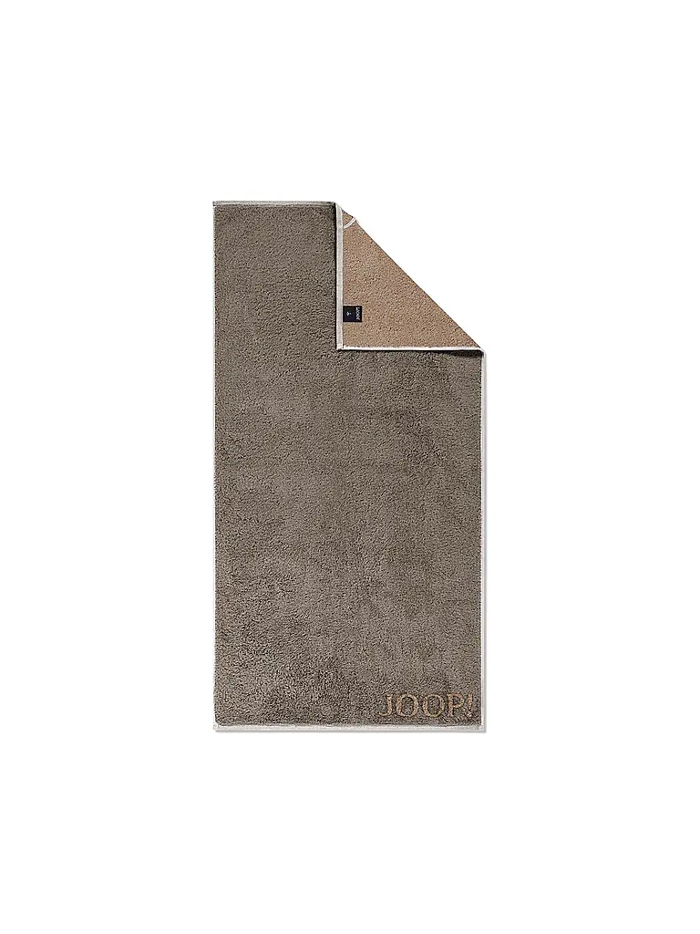 JOOP | Serviette 50x100cm CONTOUR DOUBLFACE Taupe | Camel