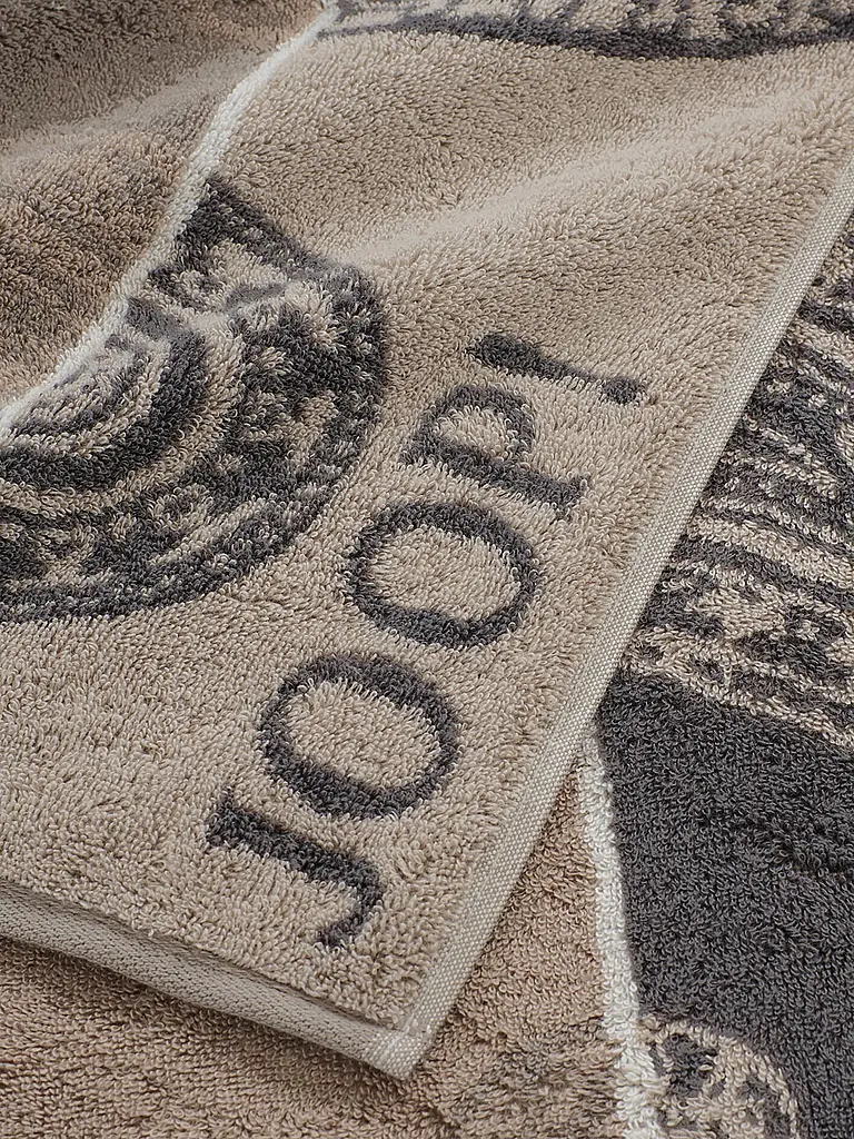 JOOP | Serviette 50x100cm CONTOUR PAISLEY Taupe | Camel