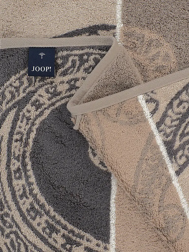 JOOP | Serviette 50x100cm CONTOUR PAISLEY Taupe | Camel