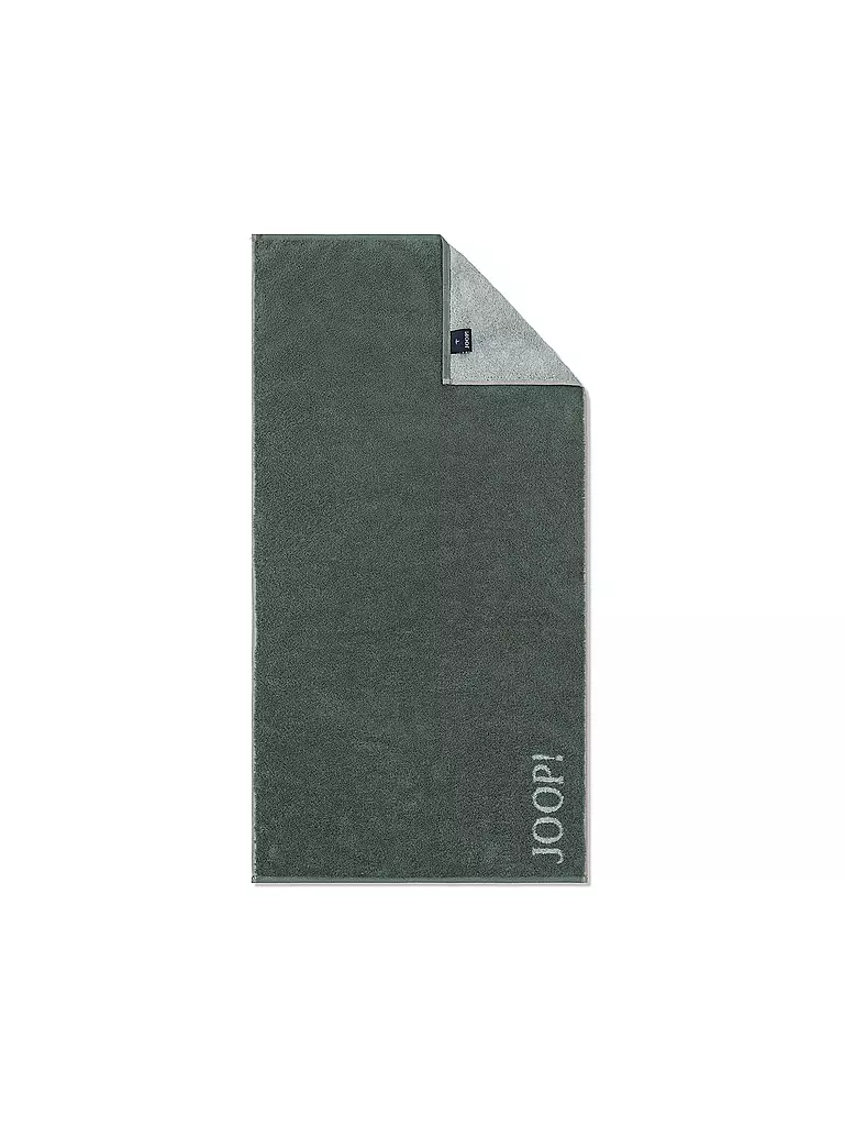 JOOP | Serviette 50x100cm DIVEDED DOUBLEFACE Sauge | dunkelgrün