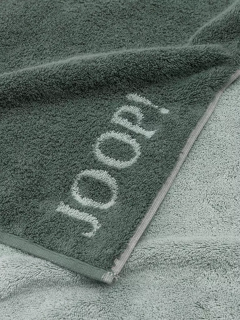 JOOP | Serviette 50x100cm DIVEDED DOUBLEFACE Sauge | dunkelgrün