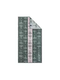 JOOP | Serviette 50x100cm DIVIDED CORNFLOWER Stein | Vert foncé