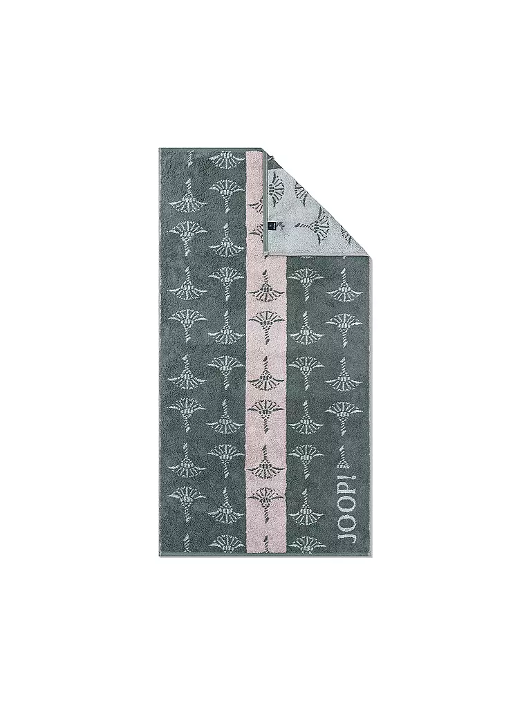JOOP | Serviette 50x100cm DIVIDED CORNFLOWER Sauge | Vert foncé