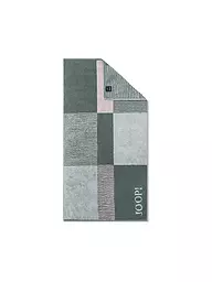 JOOP | Serviette 50x100cm DIVIDED SQUARES Sabei | Vert foncé