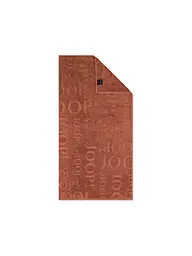 JOOP | Serviette 50x100cm STUDIO REPEAT Graphite | Cuivre