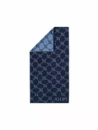 JOOP | Serviette Cornflower 50x100cm Marine | Bleu foncé