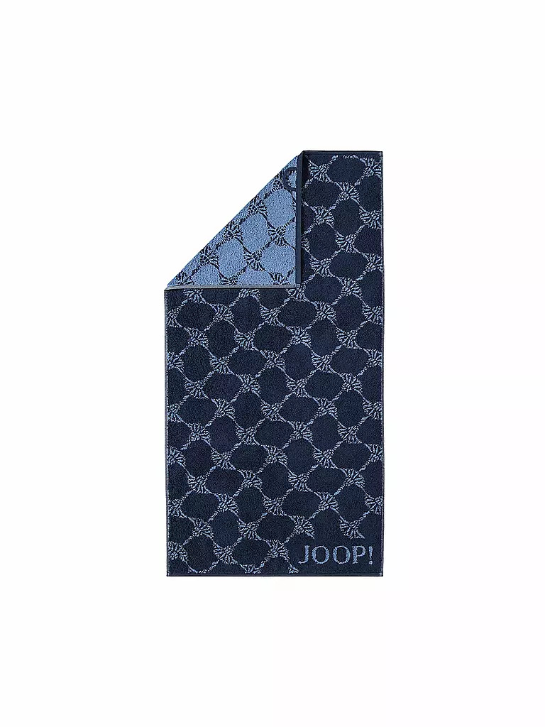 JOOP | Serviette Cornflower 50x100cm Marine | dunkelblau