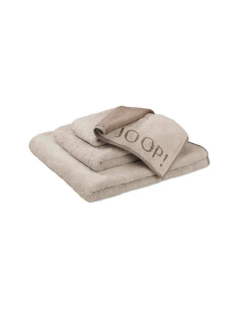 JOOP | Serviette d'invité 30x50cm CONTOUR DOUBLFACE Crème | Beige